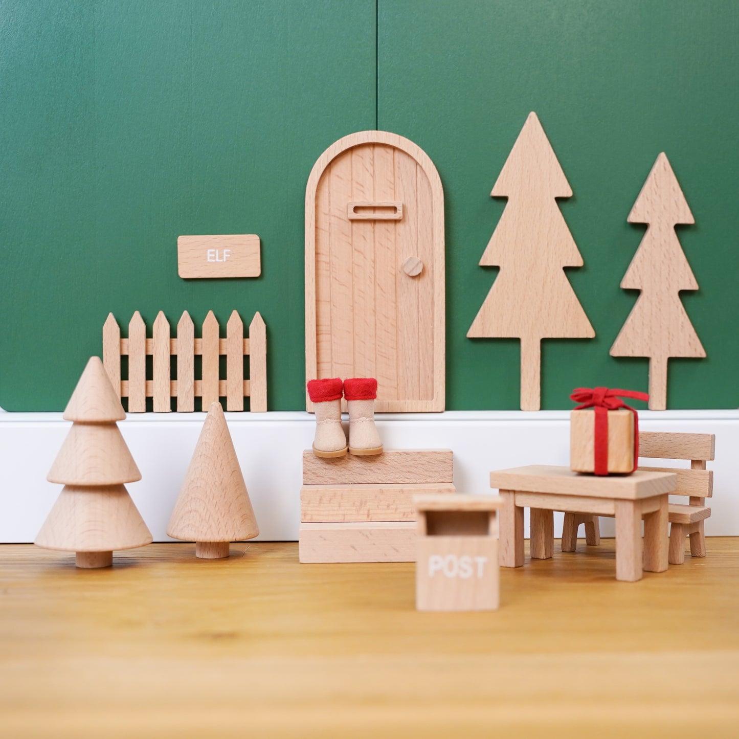 Zuhause Hintergrund - Grün