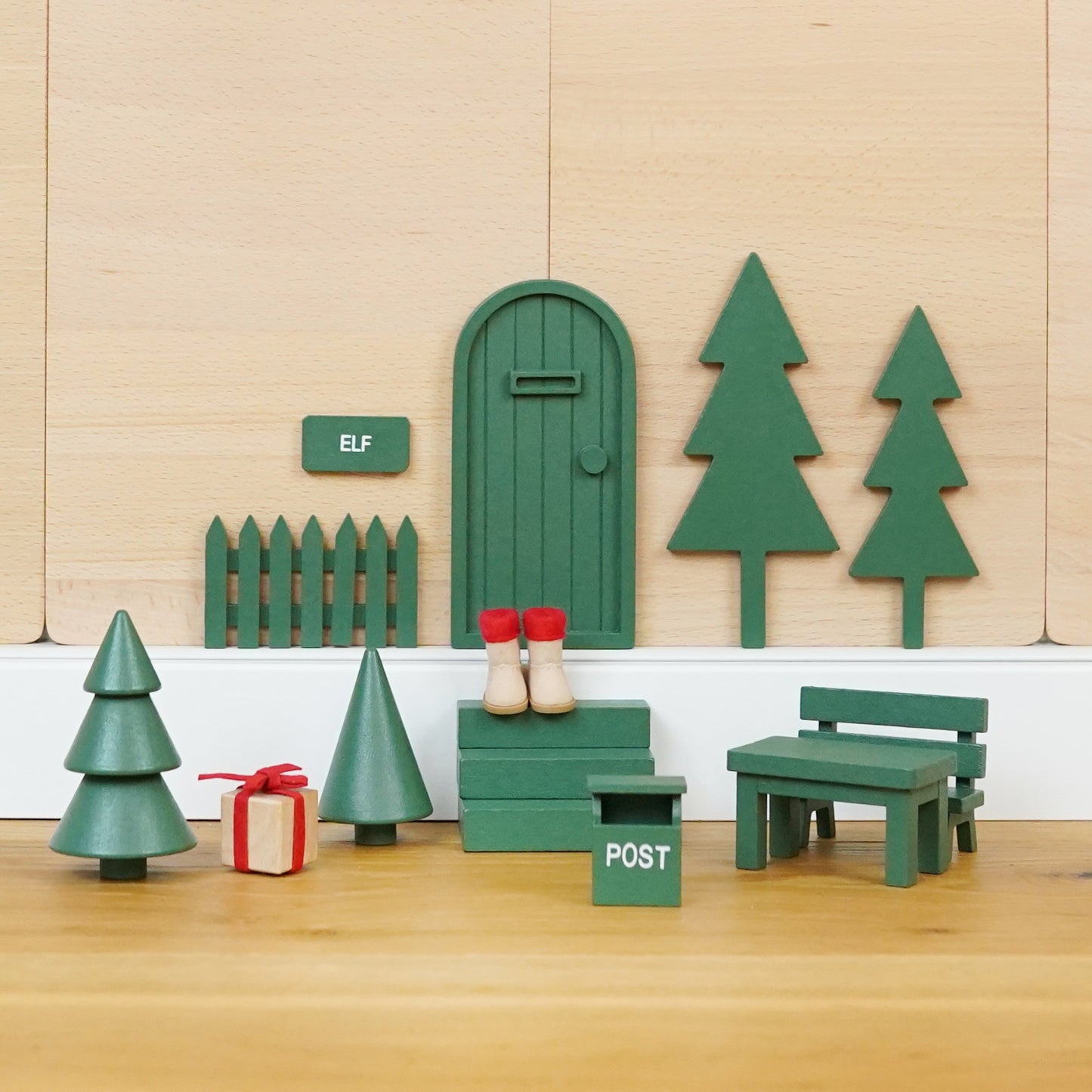 Wichteltür Set - Grün