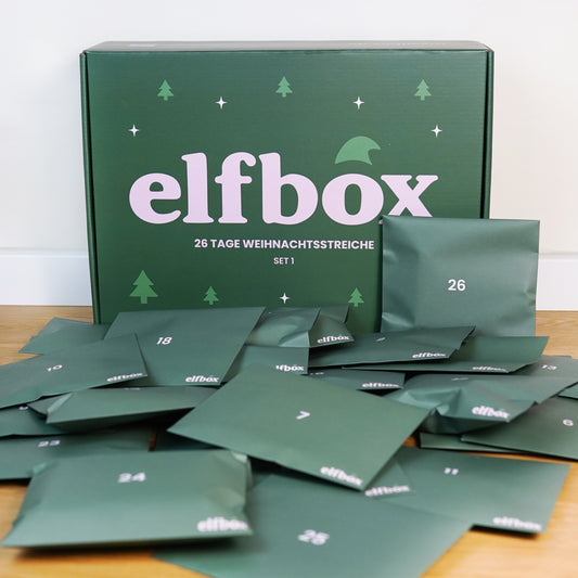 Wichtel Komplettset - Wichteltür & 26 Wichtelstreiche - Klassik