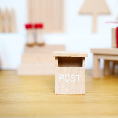 Wichtel Komplettset - Wichteltür & 26 Wichtelstreiche - Natur