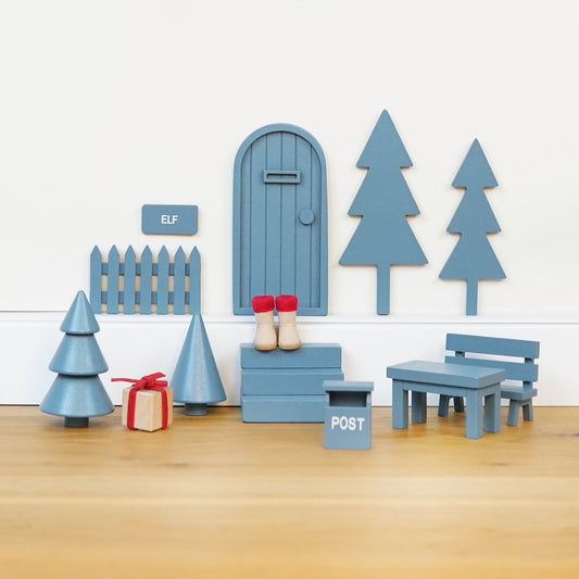 Wichteltür Set - Blau