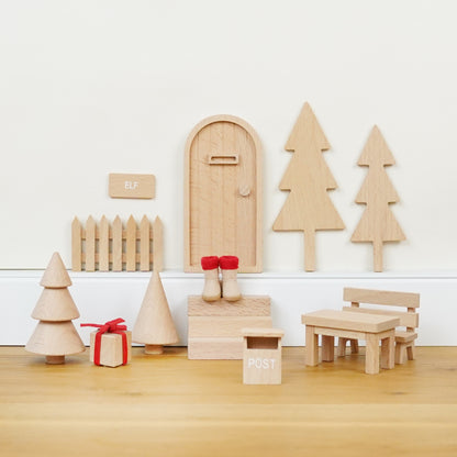 Wichteltür Set - Natur