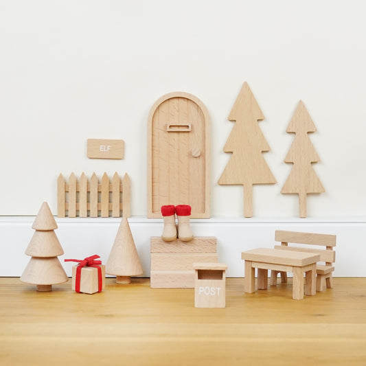 Wichteltür Set - Natur