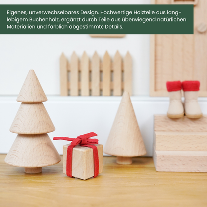 Wichtel Komplettset - Wichteltür & 26 Wichtelstreiche - Natur - Jahr 1